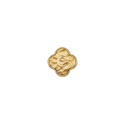 Molten Clover Charms (Gold) - Initials