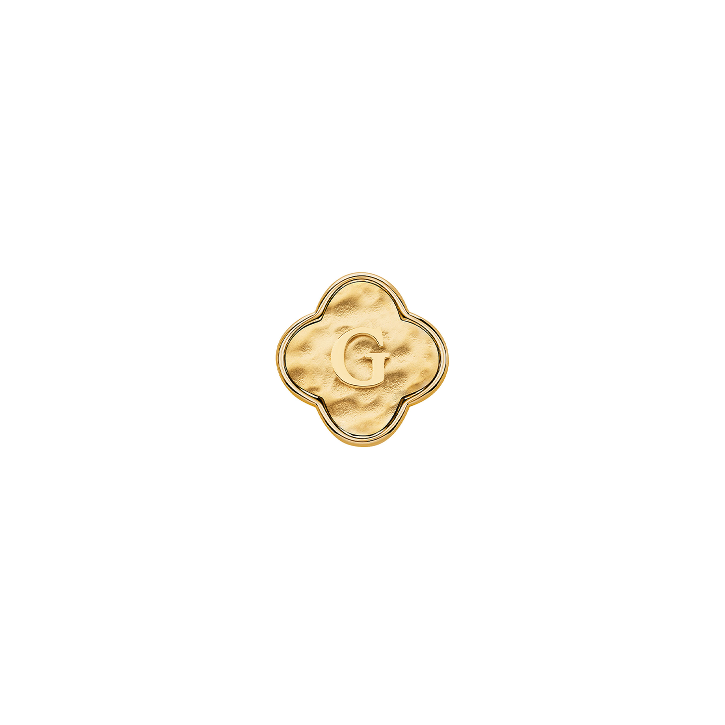 Molten Clover Charms (Gold) - Initials