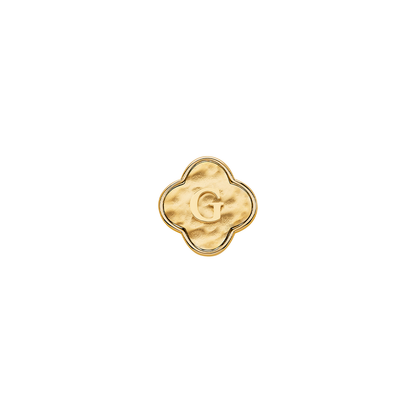 Molten Clover Charms (Gold) - Initials