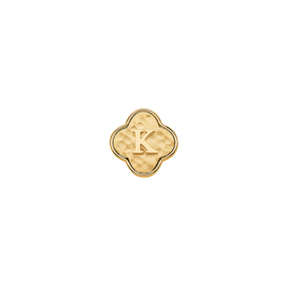 Molten Clover Charms (Gold) - Initials