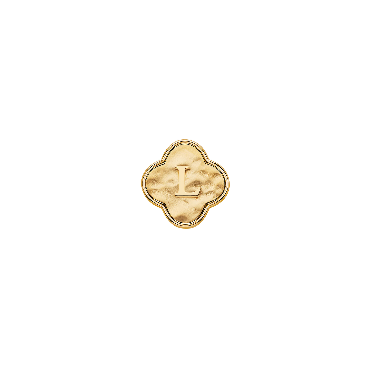 Molten Clover Charms (Gold) - Initials