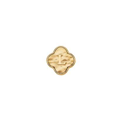 Molten Clover Charms (Gold) - Initials