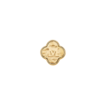 Molten Clover Charms (Gold) - Initials