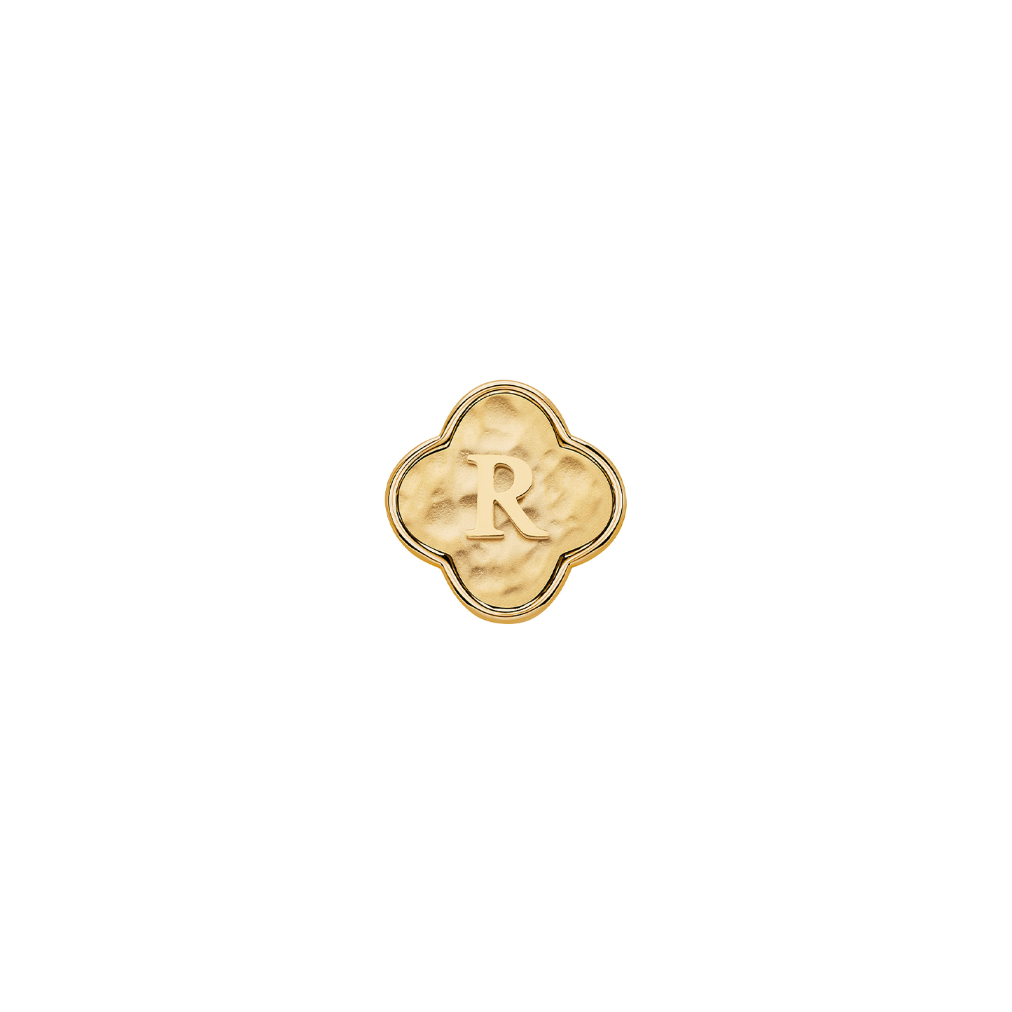 Molten Clover Charms (Gold) - Initials