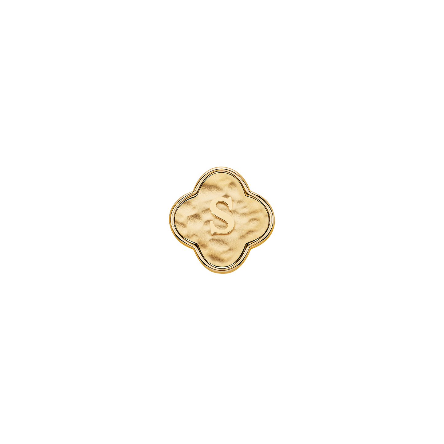 Molten Clover Charms (Gold) - Initials