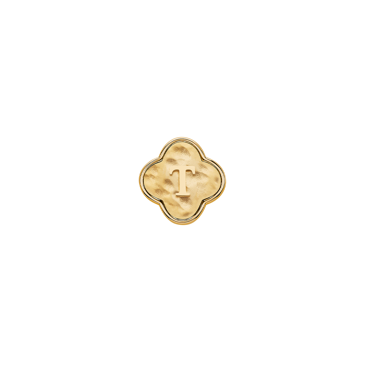Molten Clover Charms (Gold) - Initials