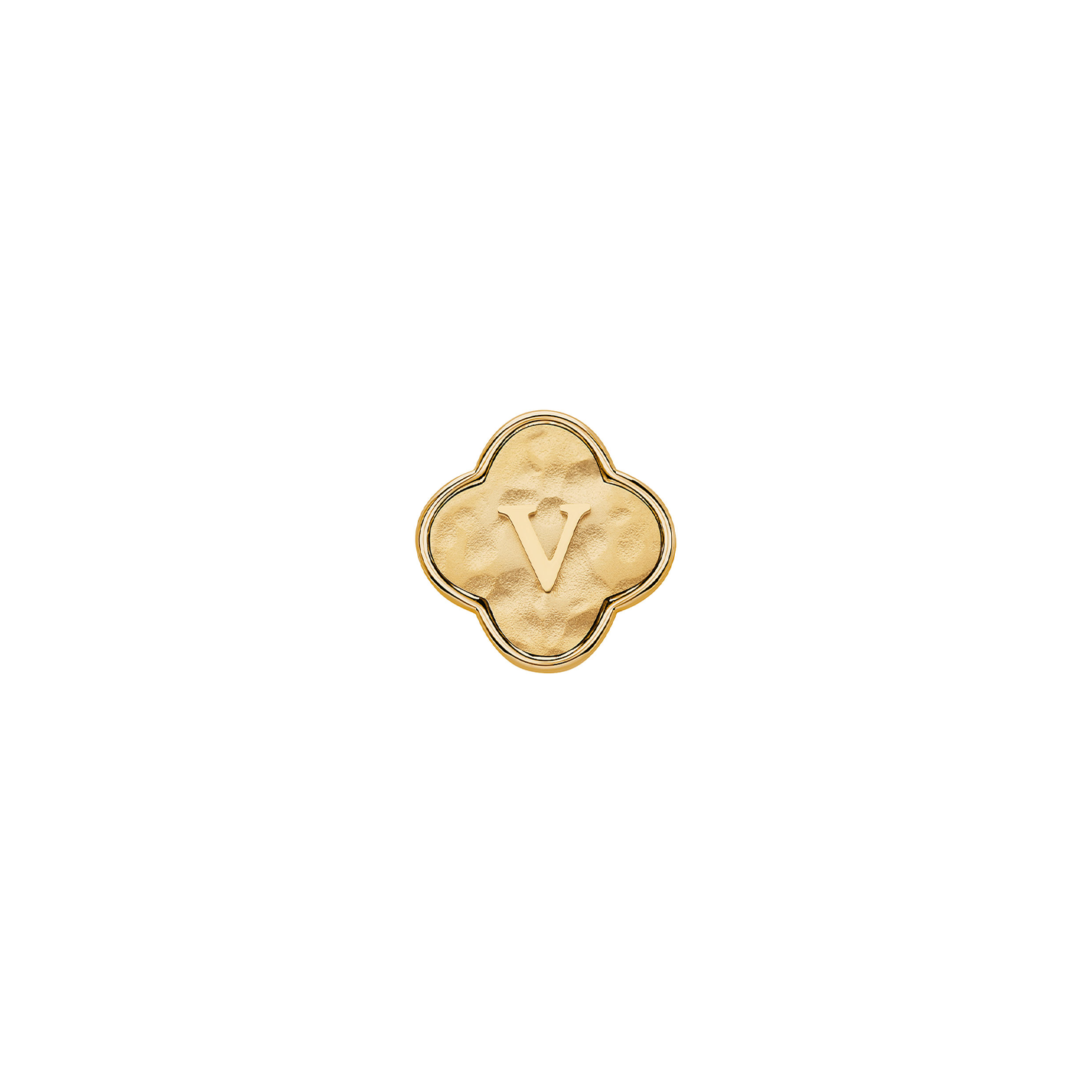Molten Clover Charms (Gold) - Initials