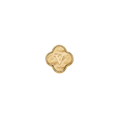 Molten Clover Charms (Gold) - Initials