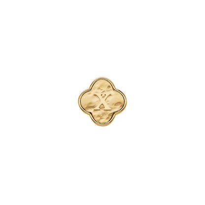Molten Clover Charms (Gold) - Initials
