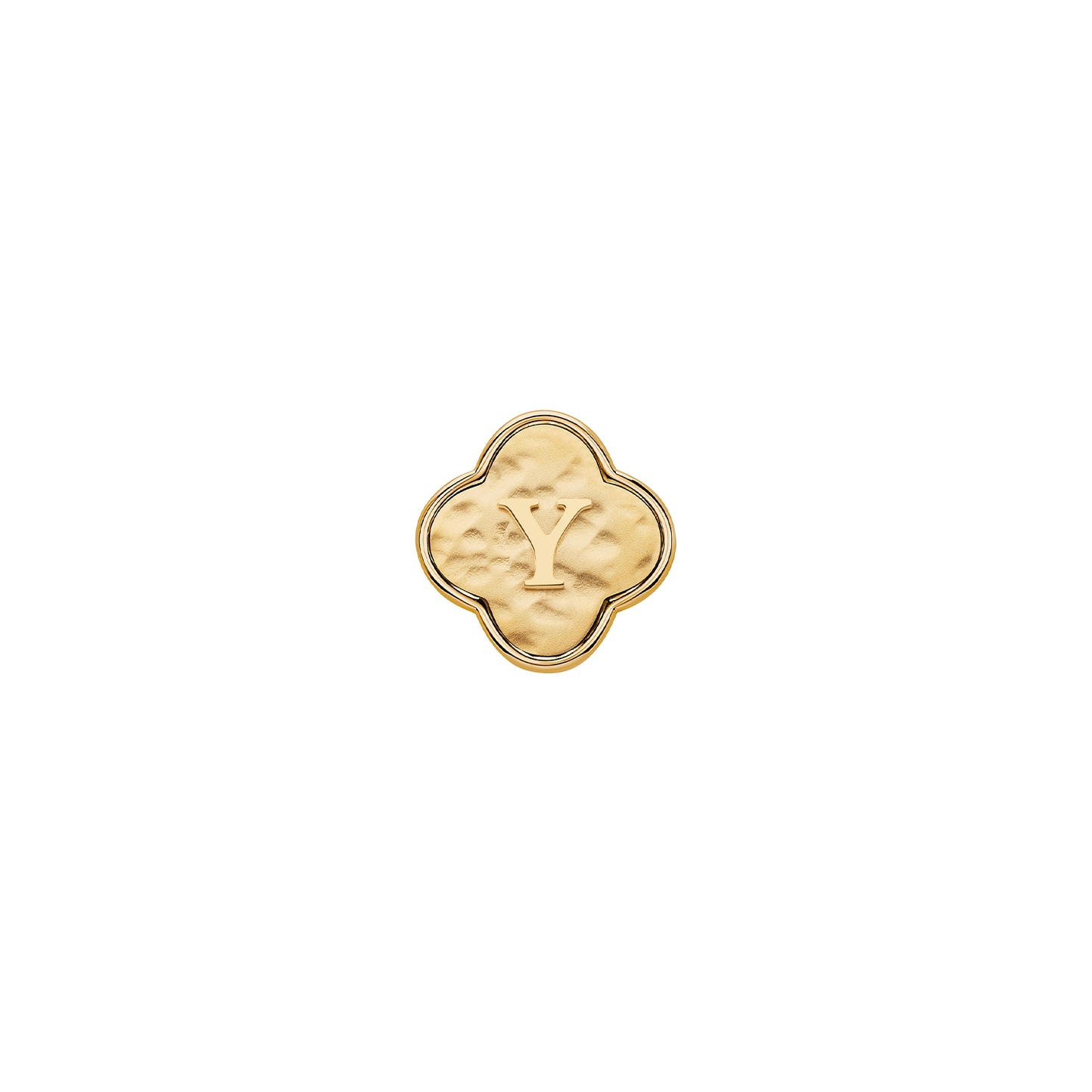 Molten Clover Charms (Gold) - Initials