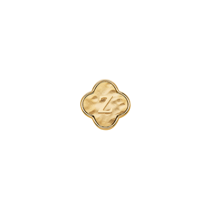Molten Clover Charms (Gold) - Initials