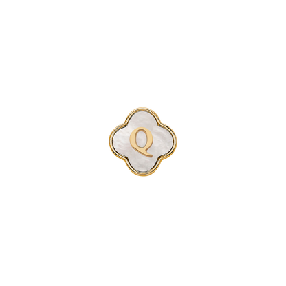 Pearl Clover Charms (Gold) - Plain Clover