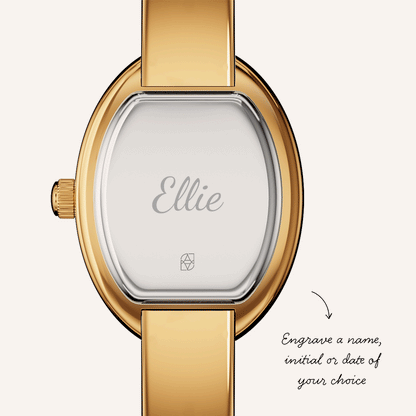 Polka Dot Crystal Watch (Gold)