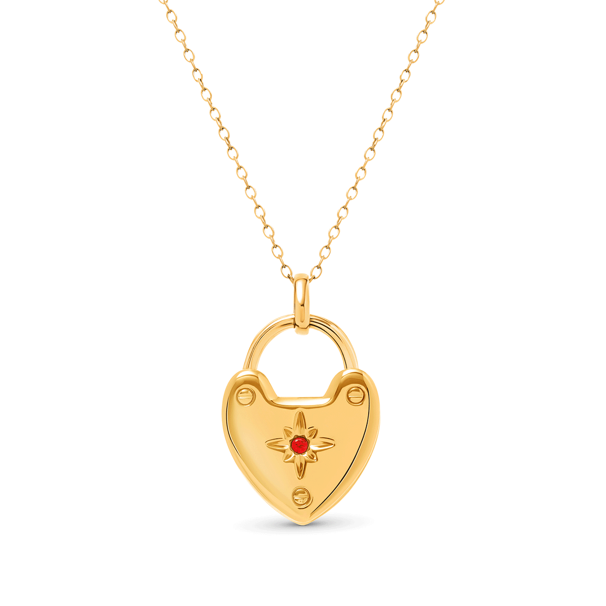 Photo Love Locket Necklace (Gold) - TEST