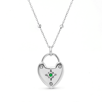 Photo Love Locket Necklace (Silver)