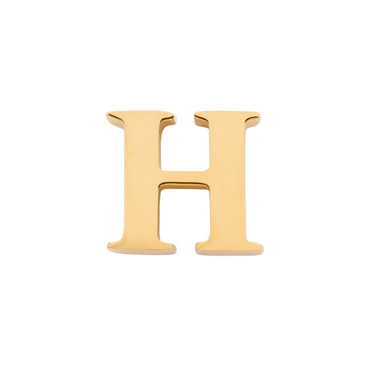 Initial Necklace Charm (Gold)
