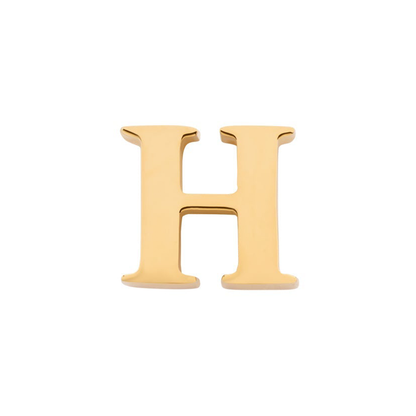 Initial Necklace Charm (Gold)