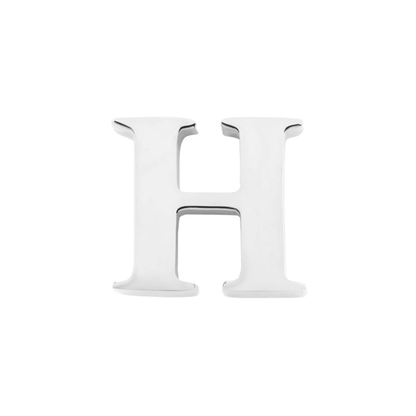 Initial Necklace Charm (Silver)