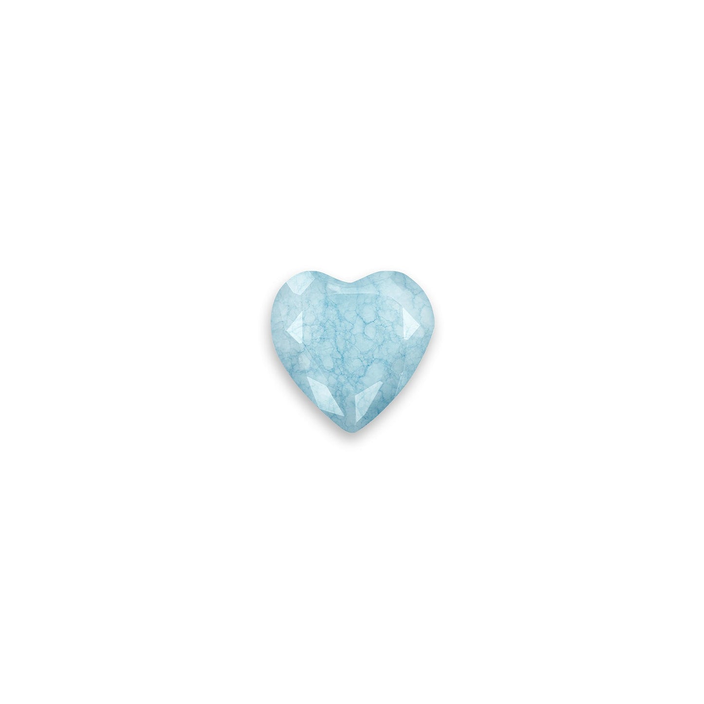 Heart Birthstone Necklace Charm
