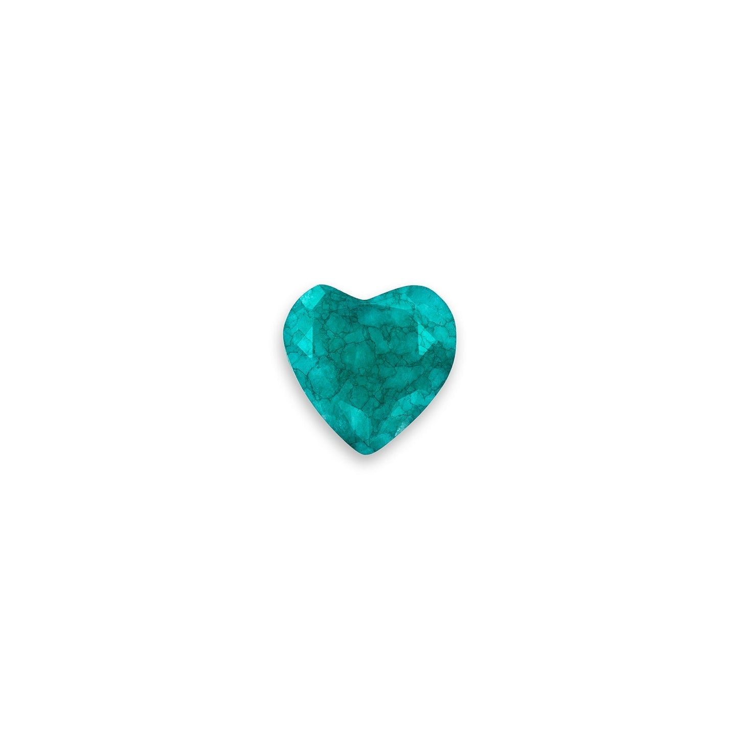 Heart Birthstone Necklace Charm