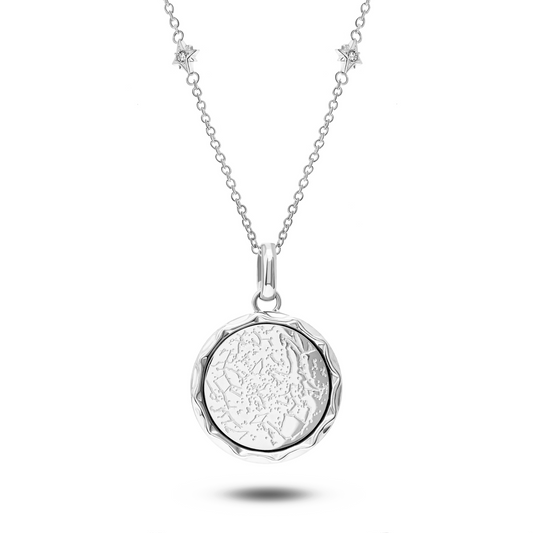 Coin Constellation Necklace (Silver)