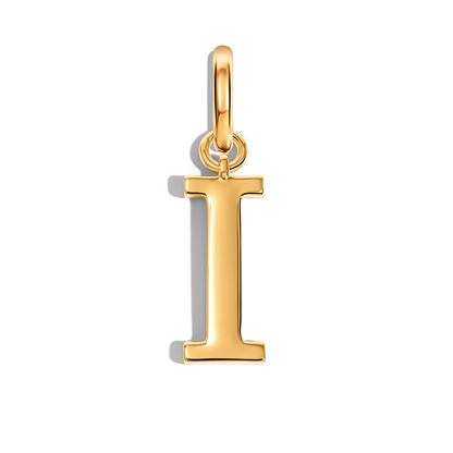 Large Didot Initial Accessories Charm (Gold)