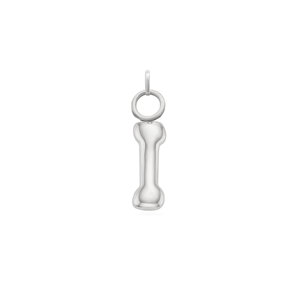 Mini Molten Initial Charm (Silver)