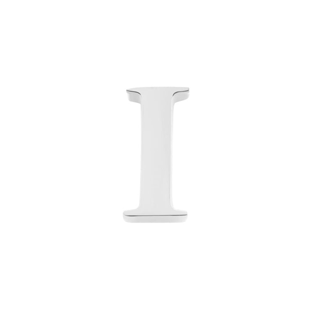 Initial Necklace Charm (Silver)