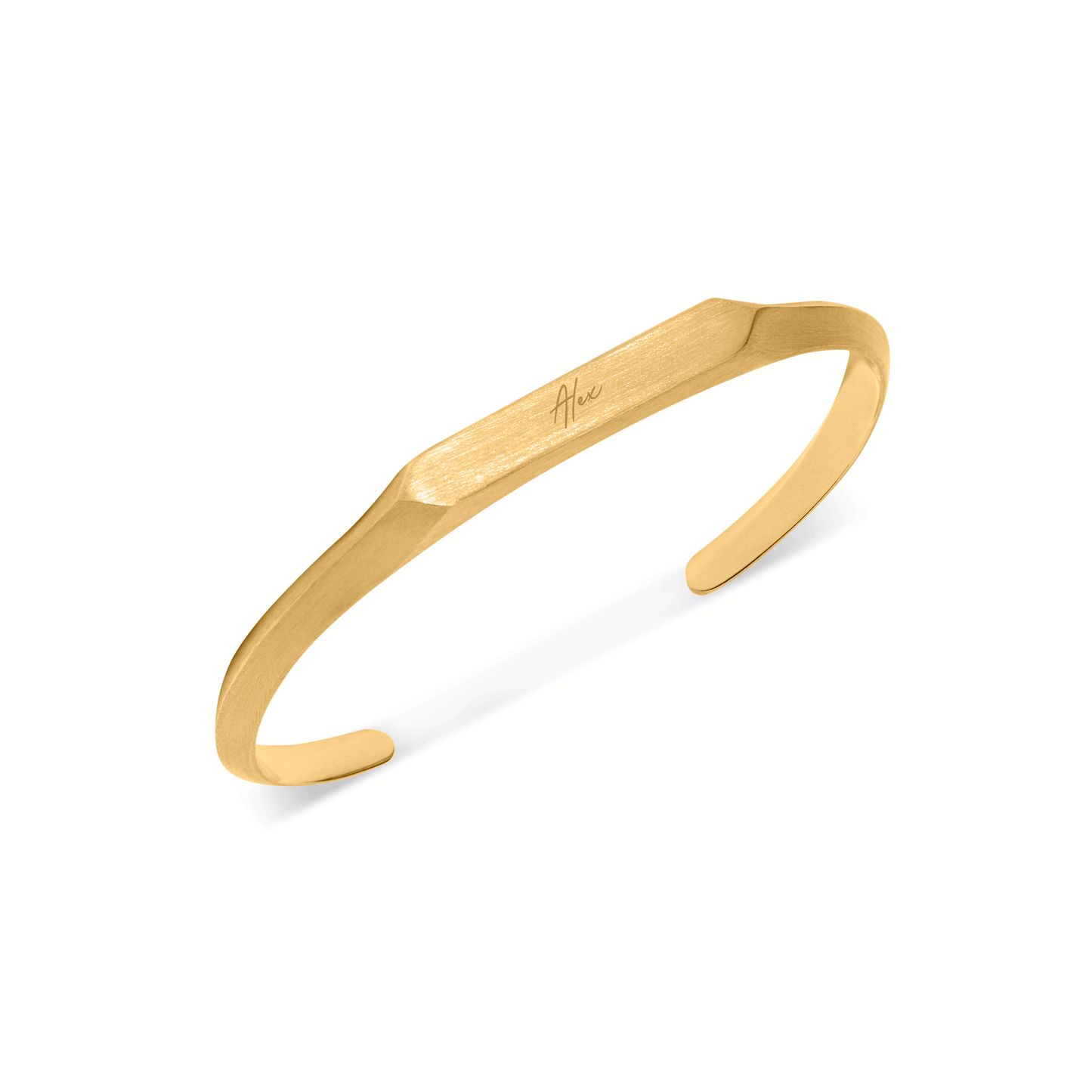 Intersection Cuff Bangle (Gold)
