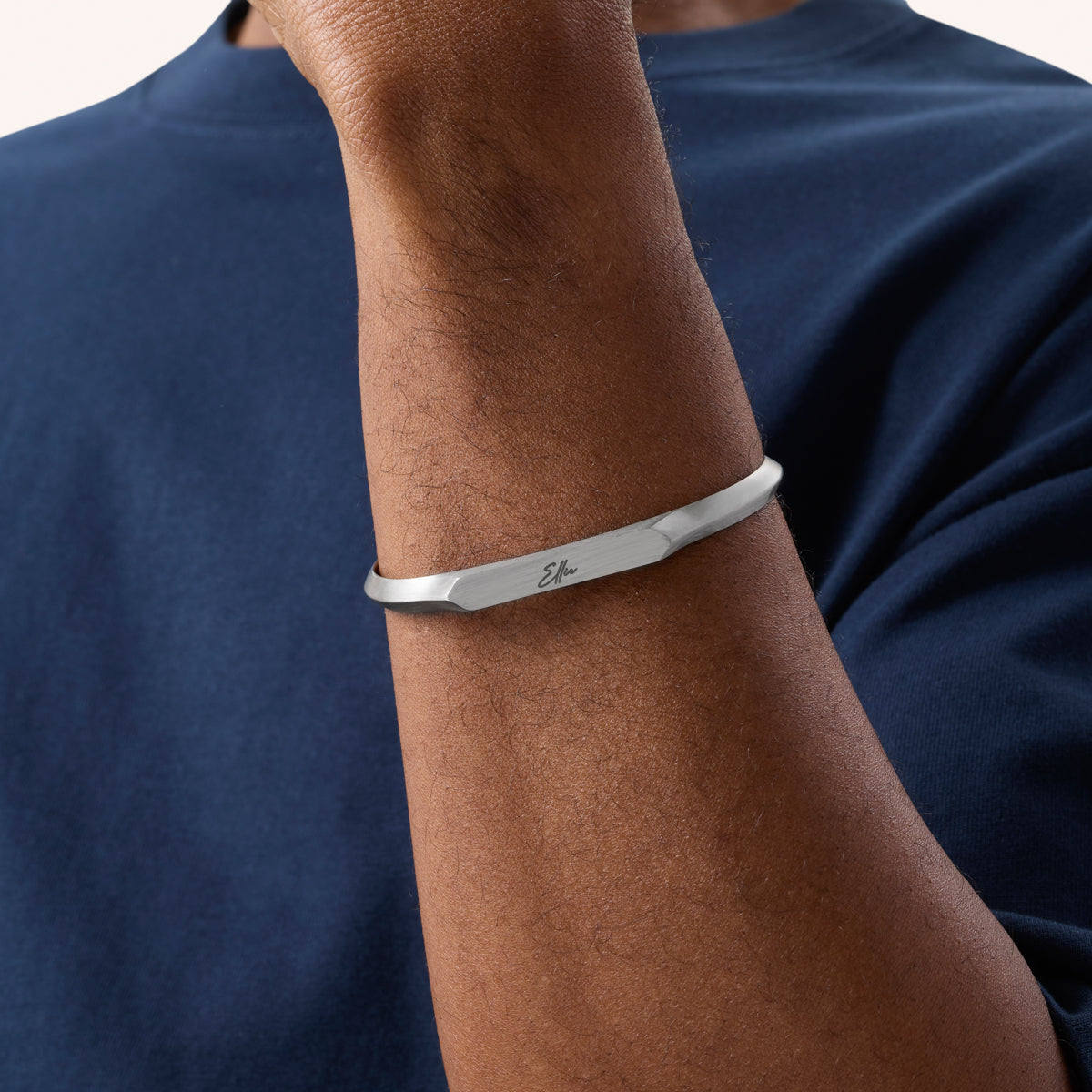 Intersection Cuff Bangle (Silver)