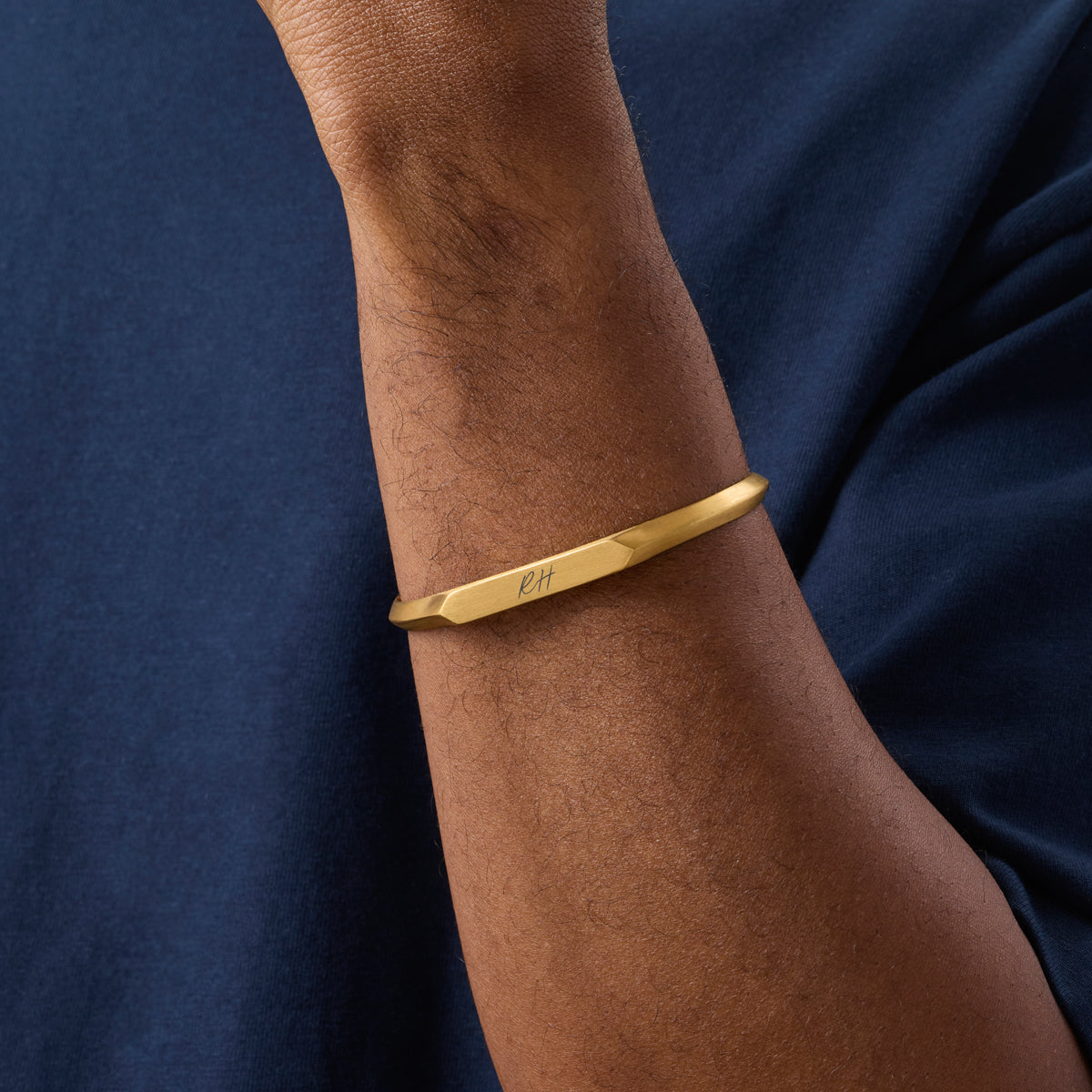 Intersection Cuff Bangle (Gold)