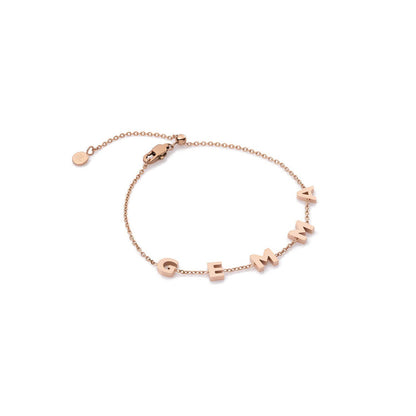 Made Mine Name Bracelet - Rose Gold
