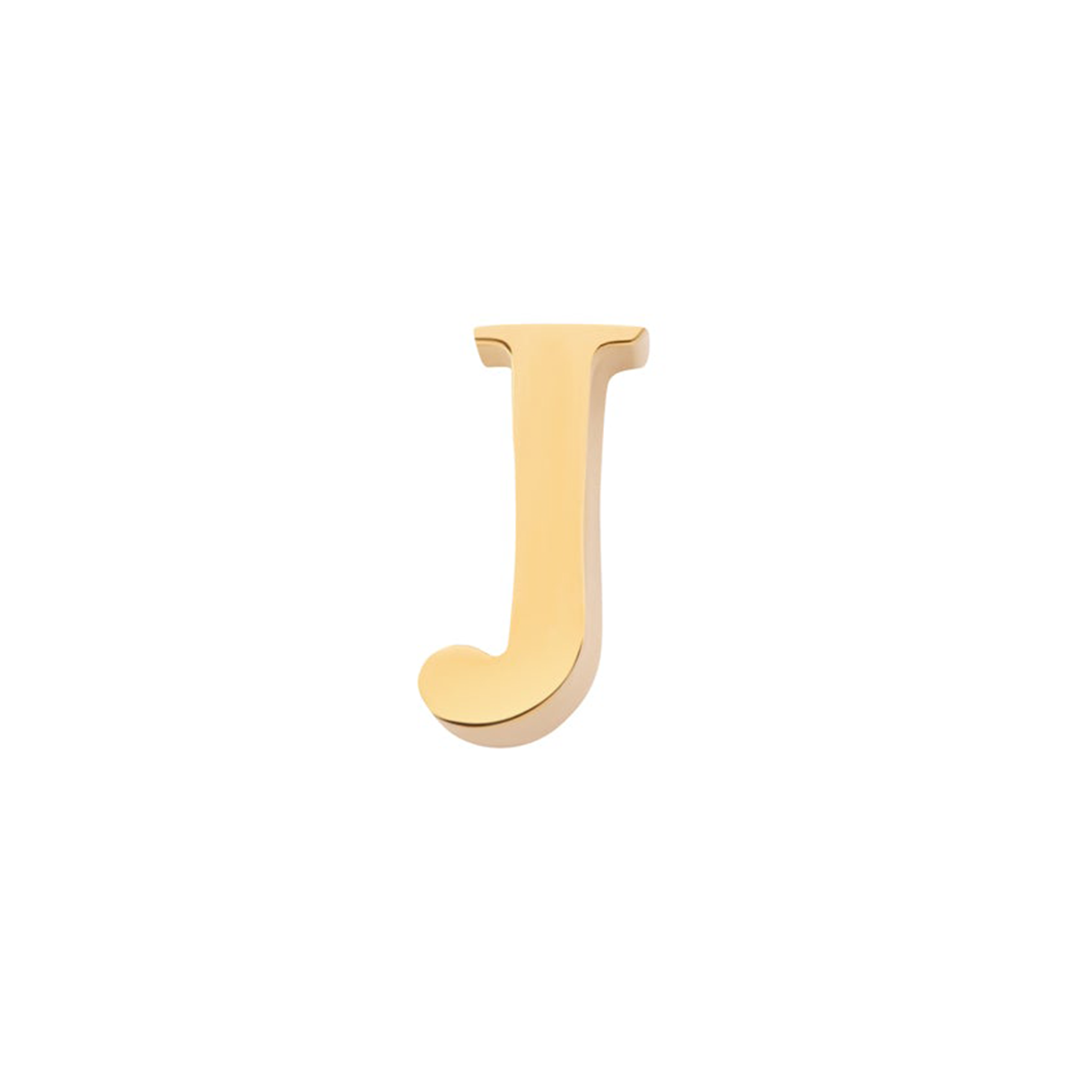 Initial Necklace Charm (Gold)
