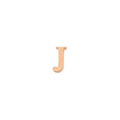 Made Mine Charms - Didot Initial Charm (Rose Gold)