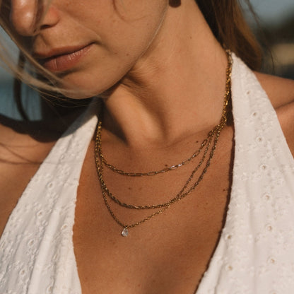 Jana Triple Chain Necklace
