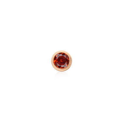 Custom Retro Birthstone (Rose Gold)