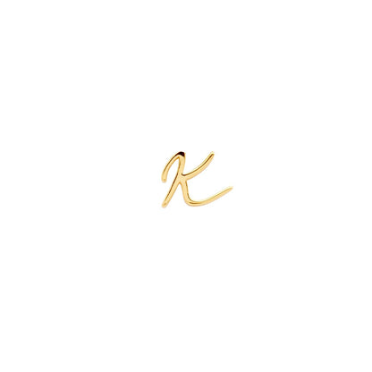 Made Mine Script Letter Bracelet (Gold) - TT