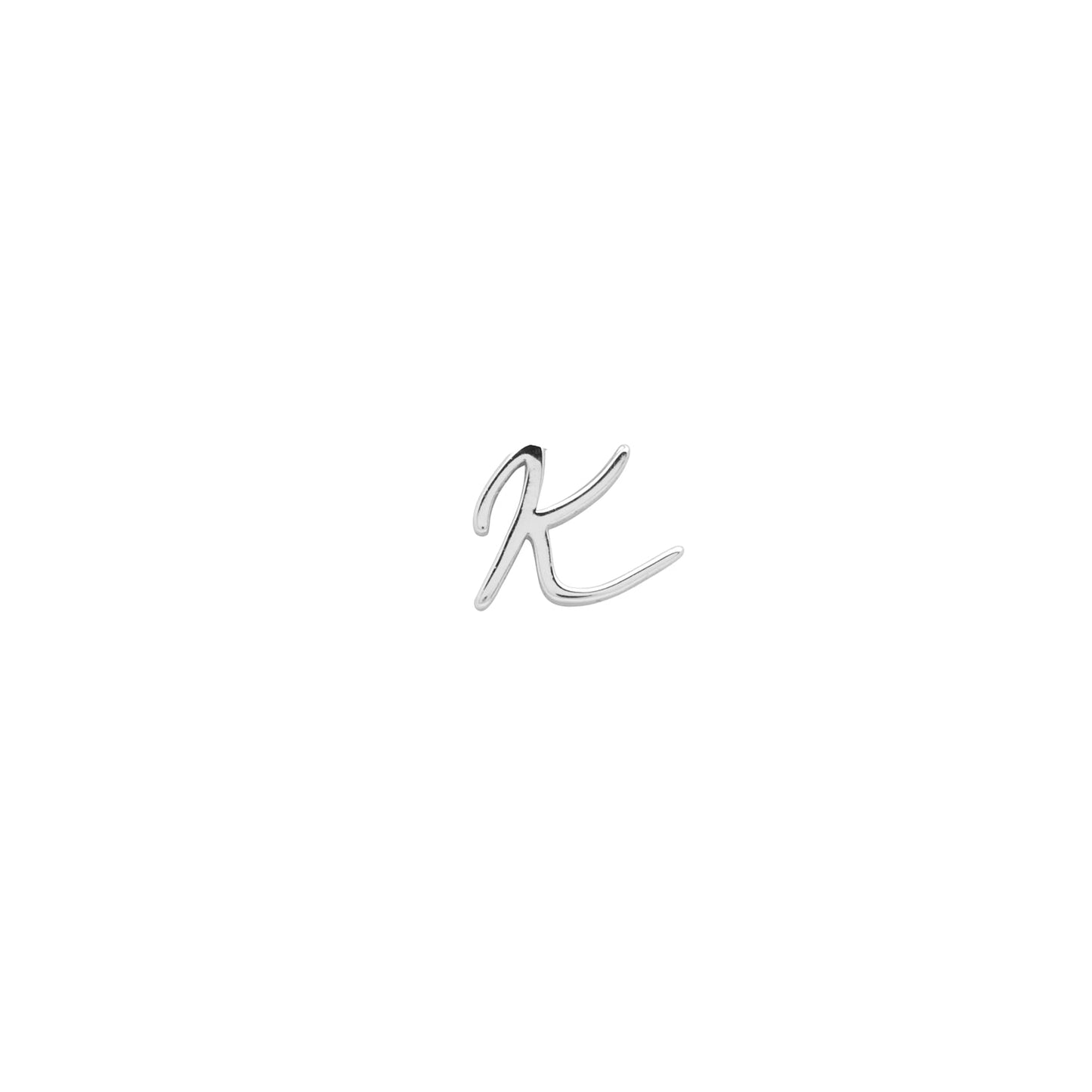Made Mine Script Letter Bracelet (Silver)