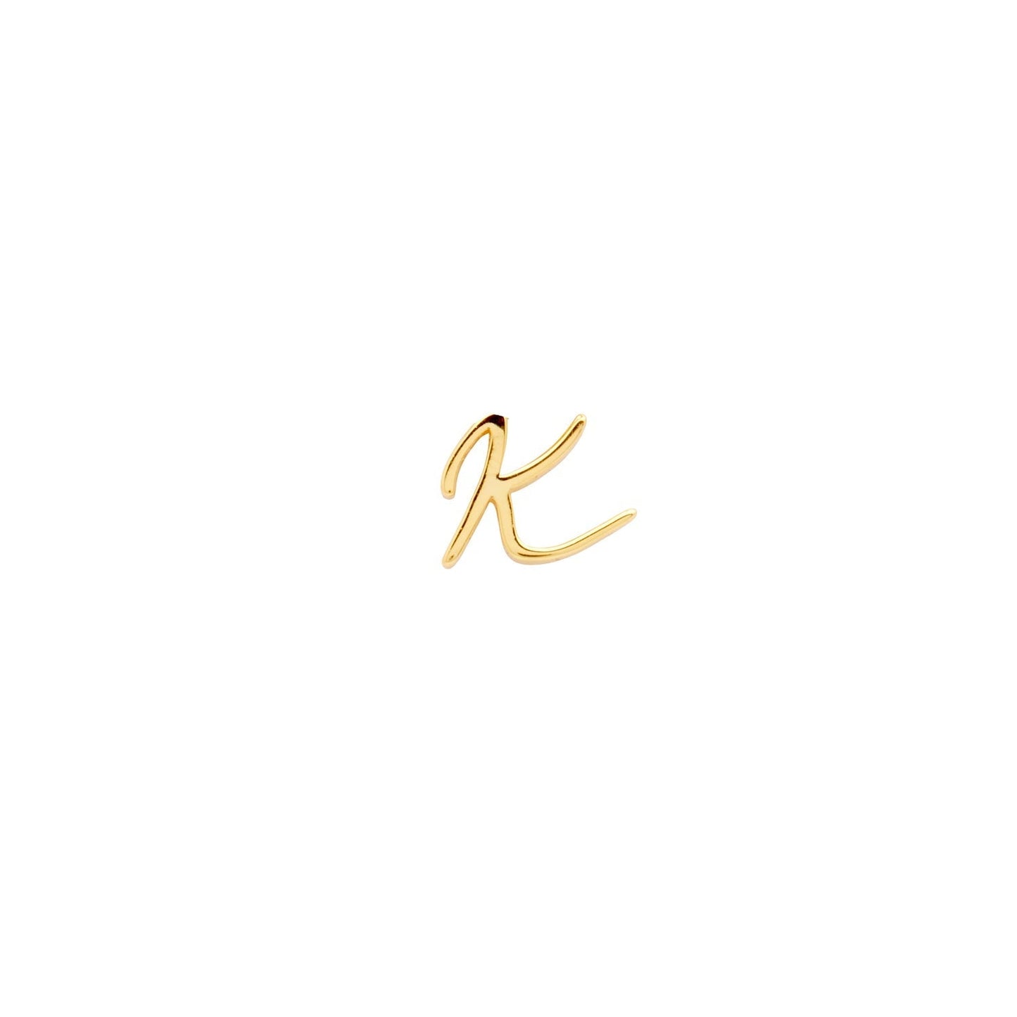 Made Mine Script Letter Bracelet (Gold)