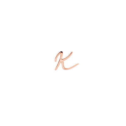 Made Mine Charms - Script Initial Charms (Rose Gold)