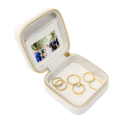 Leather Keepsake Box (Ivory)