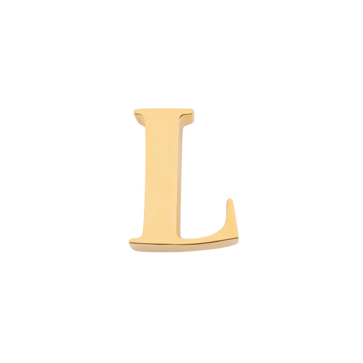 Initial Necklace Charm (Gold)