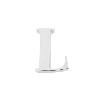 Initial Necklace Charm (Silver)