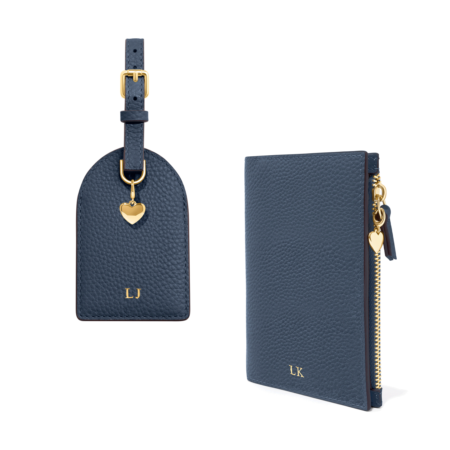 Leather Travel Set (Navy) TEST 1