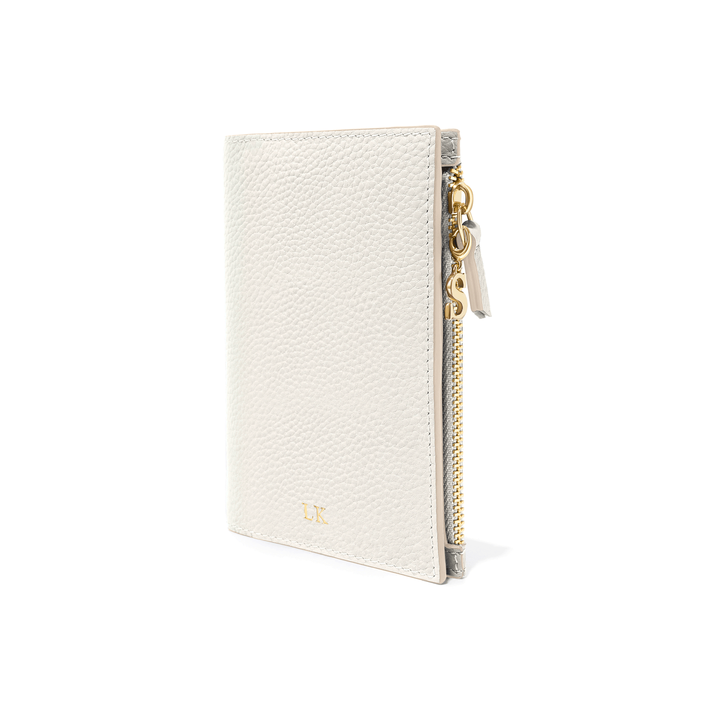 Leather Passport Holder (Ivory)
