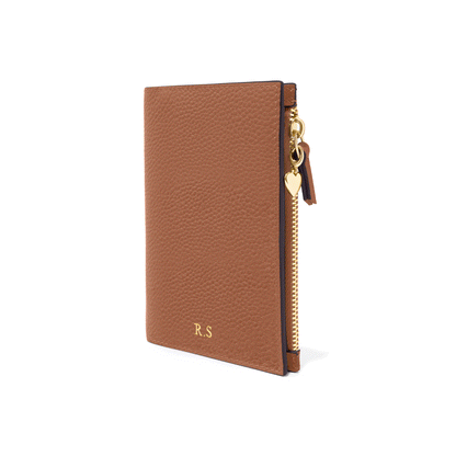 Leather Passport Holder (Tan)