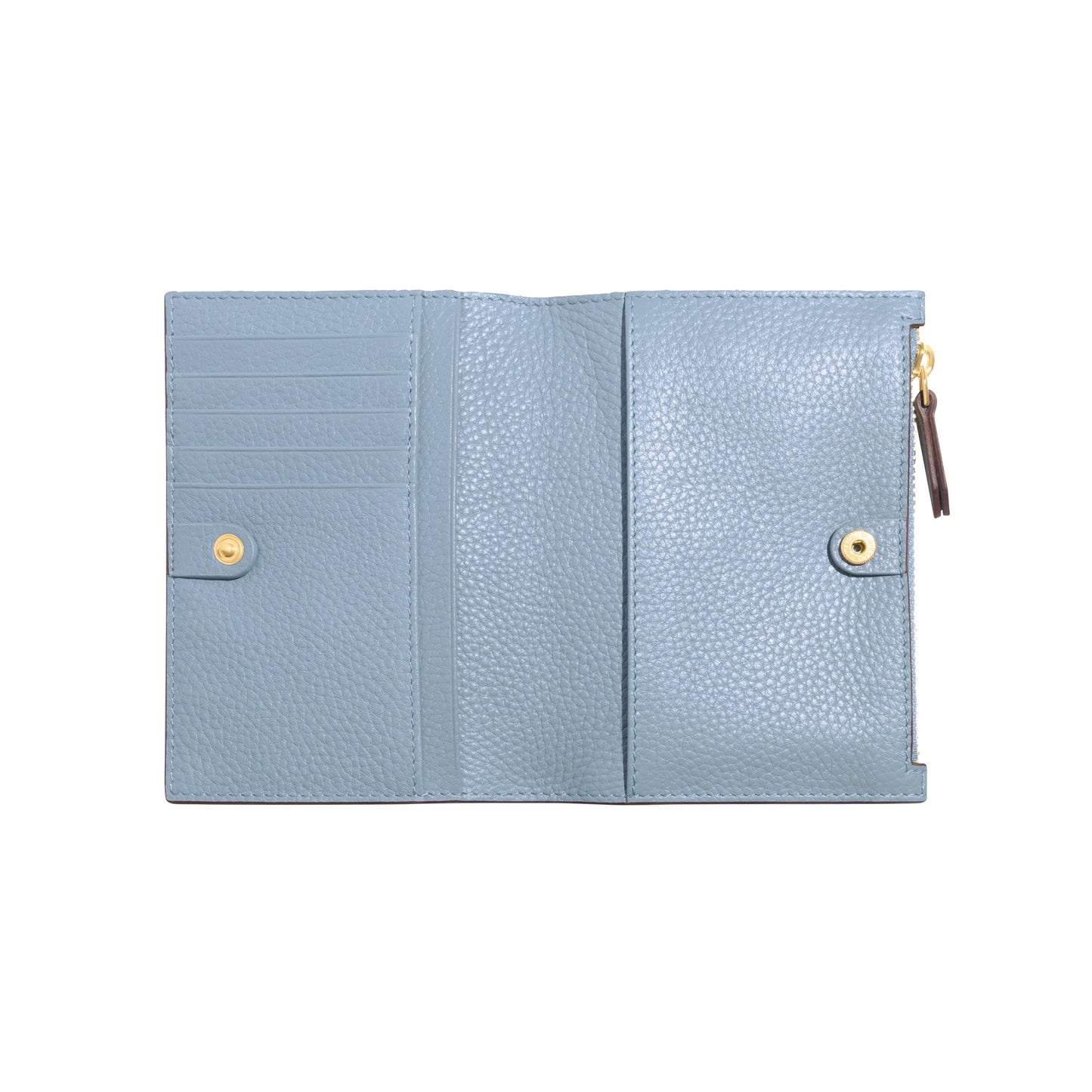 Leather Passport Holder (Powder Blue)