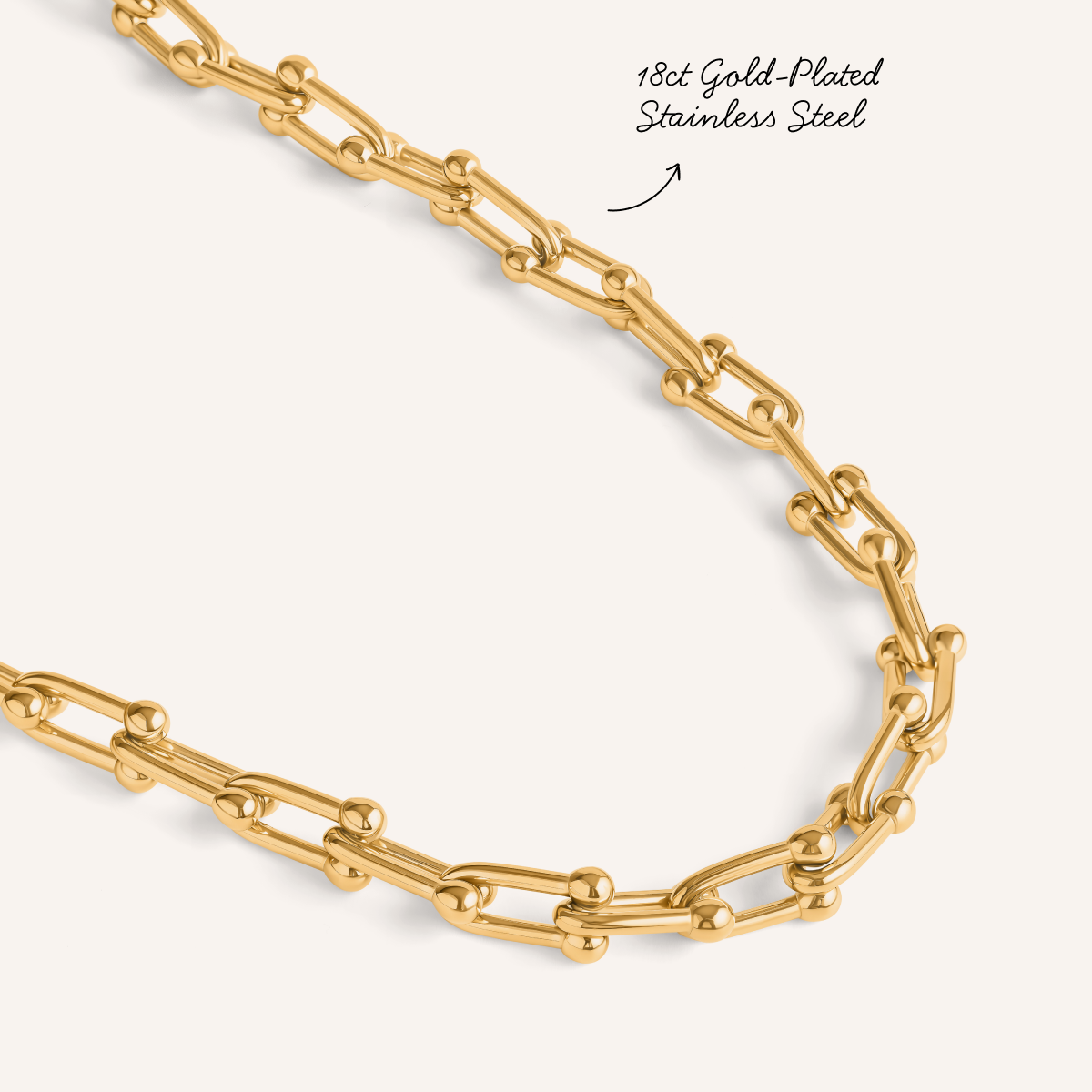 Link Chain Necklace (Gold)