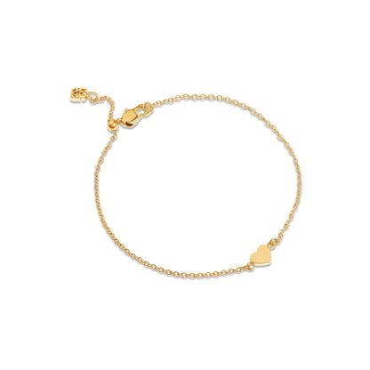 Made Mine Heart Bracelet (Gold)
