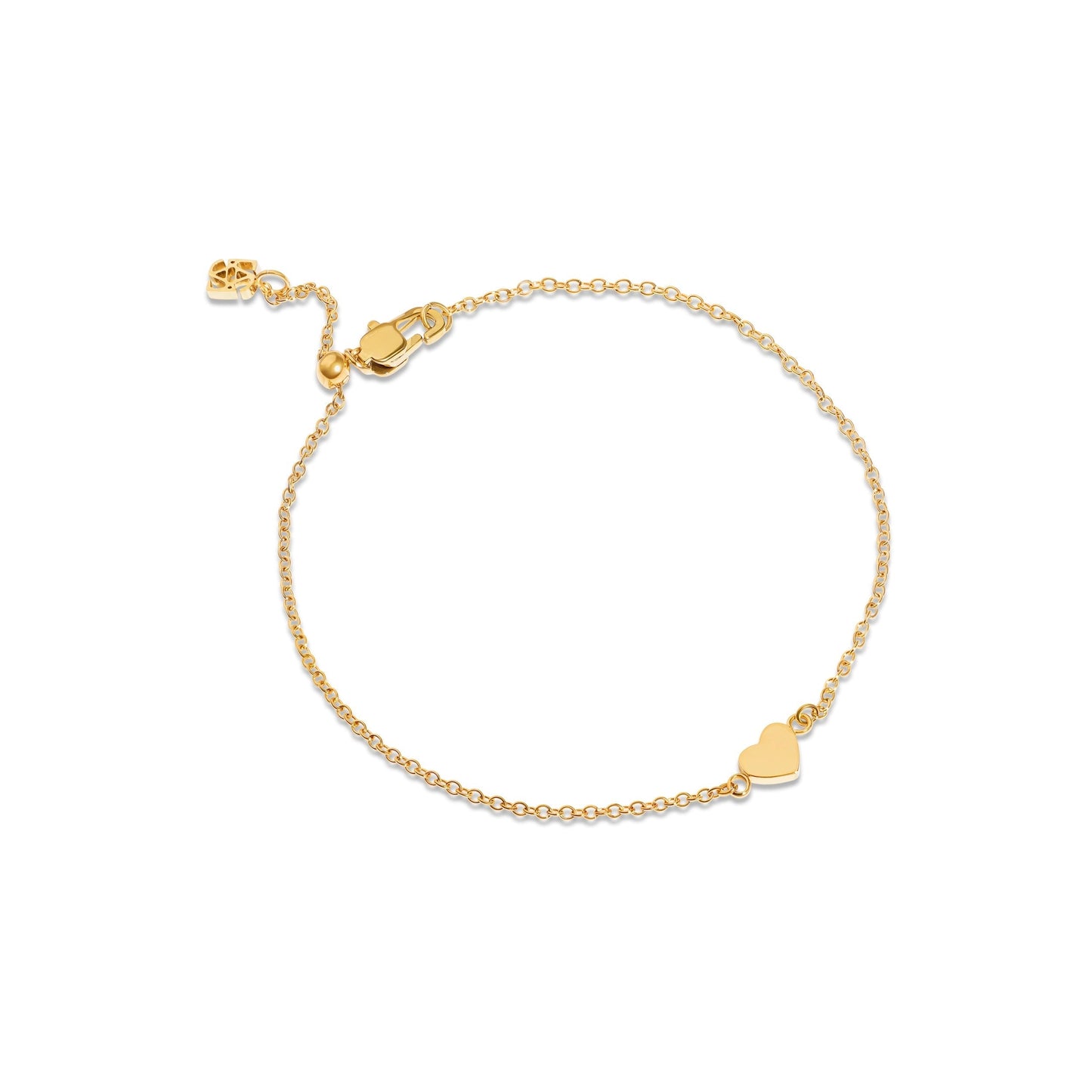 Made Mine Heart Bracelet (Gold) - Worth £49